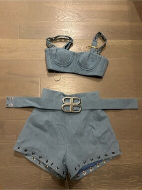 Bronx and Banco Cute Blue Denim Two-Piece